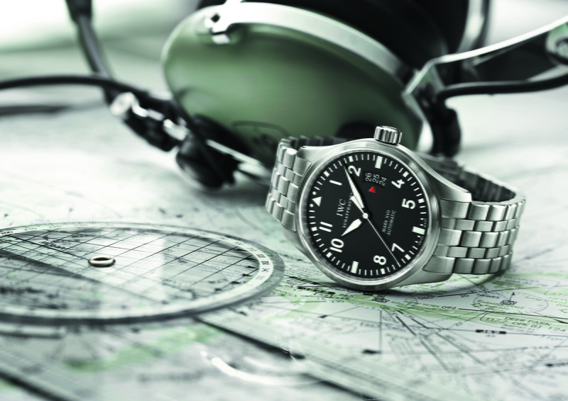direction, studio shot, colored, silver, Mark XVII, 2K, clock, still life, time, accuracy, selective focus, finance, no people, Pilots, minute hand, IWC