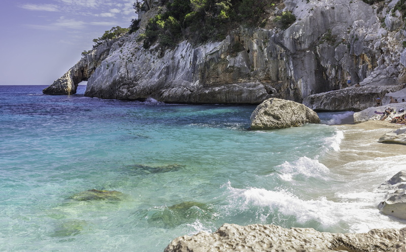 europe, eroded, cala goloritzè, non-urban scene, summer, sardinia, vacation, mediterranean, italy, day, rocky coastline, tranquil scene, landscape, coast