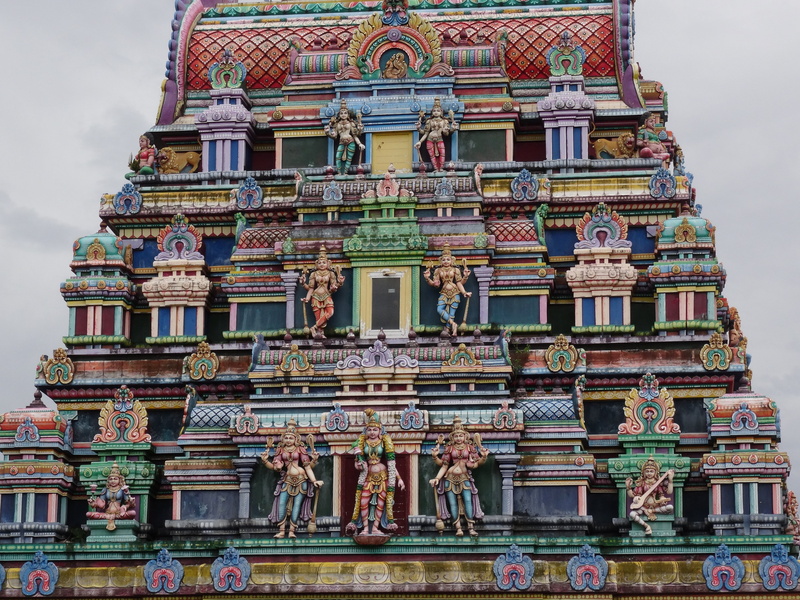 representation, belief, reunion island, former, figure, saint-andré, ornate, outdoors, buddhist, building exterior, 5K, temple, creativity, art and craft