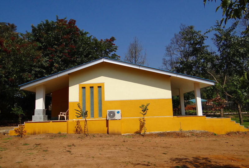 nature, land, dandeli, residential district, clear sky, tree, forest, shadow, growth, tourism, holiday home, building, sunlight, building exterior, yellow