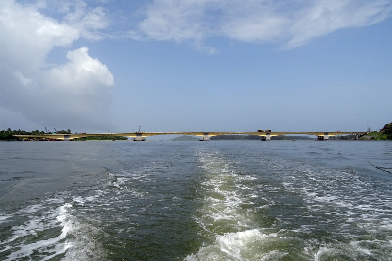 water, day, land, estuary, wave, sky, nature, 2K, concrete, motion, india, architecture, engineering, tranquil scene, sea, outdoors, waterfront, karwar