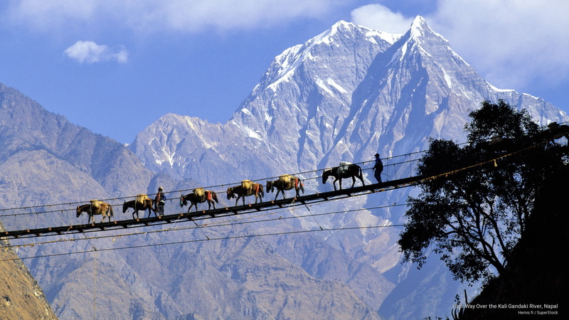 high, napal, kali, way, 2K, gandaki, Asia, river