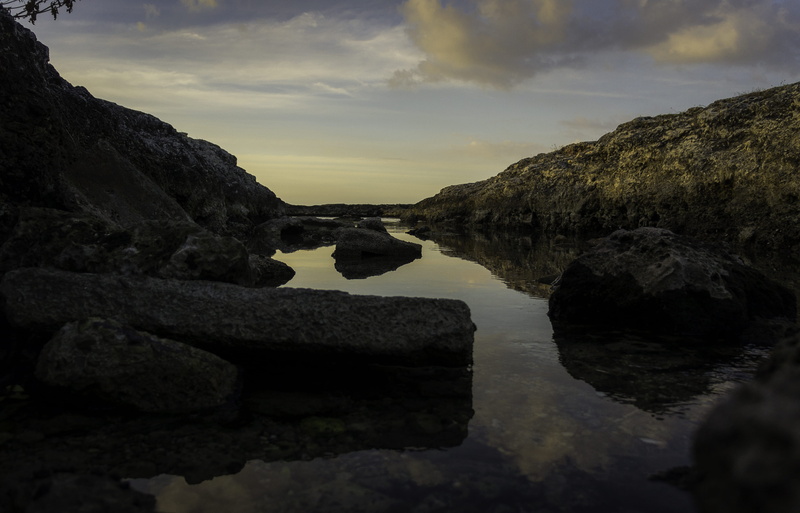 no people, 4K, cuban lens photography, outdoors, scenics - nature, tranquil scene, rocks, solid, idyllic, sunset, landscaping, water, havana, nature, tranquility