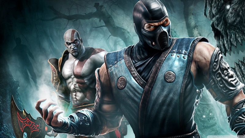 kombat, Mortal Kombat, x, video, mortal, games, hd, art, Kratos, subzero, 720P