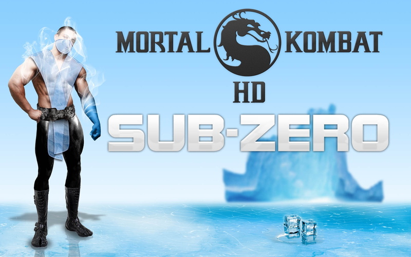 art, 1080P, logo, kombat, x, video, subzero, hd, mortal, Sub-Zero, games, Mortal Kombat