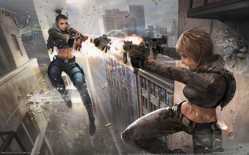 game, born, 1080P, adventure, born to fire, fire, weapon, stunning, video, game girl, video game, bullets, action, shooting