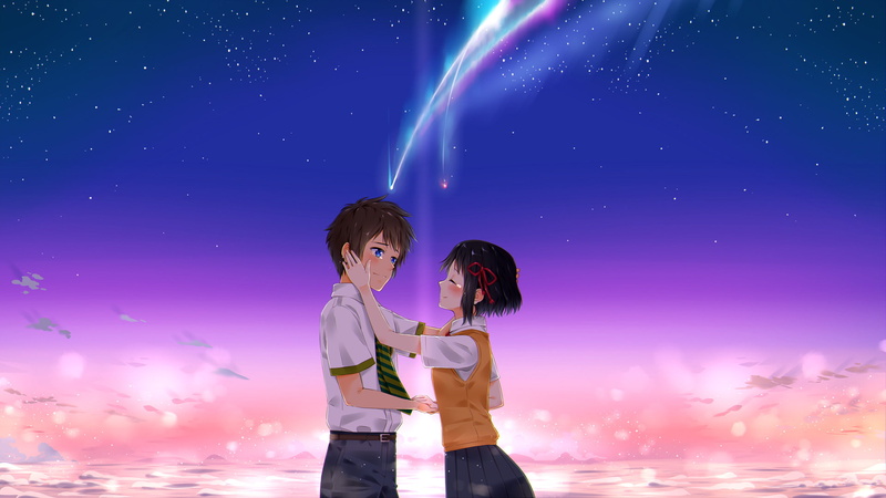 Mitsuha Miyamizu, Anime, Your Name., Taki Tachibana, Kimi No Na Wa., 1080P