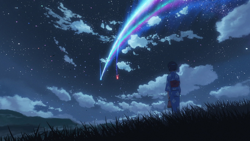 security, science, discovery, building exterior, built structure, lighthouse, Kimi No Na Wa., guidance, Your Name., space, constellation, sky, cloud - sky