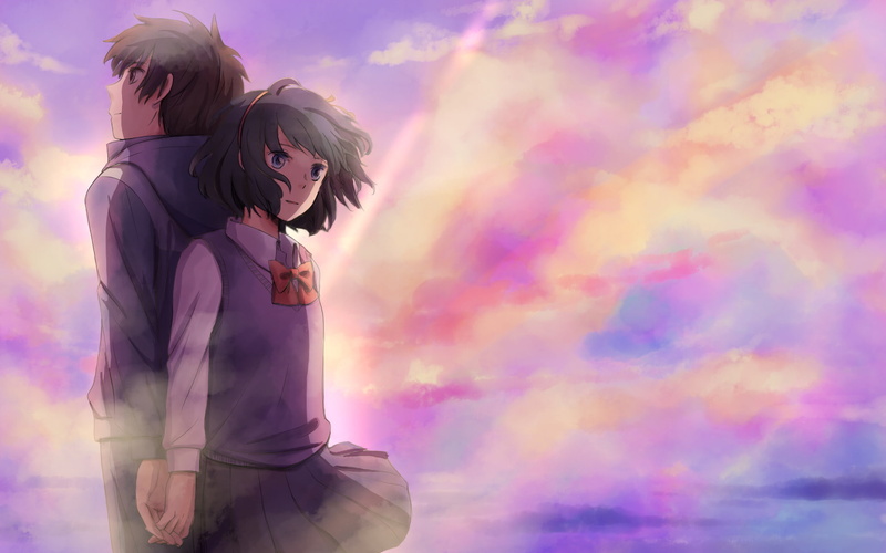 your name, females, positive emotion, mitsuha miyamizu, three quarter length, emotion, kimi no na wa, casual clothing, women, hairstyle, adult, standing