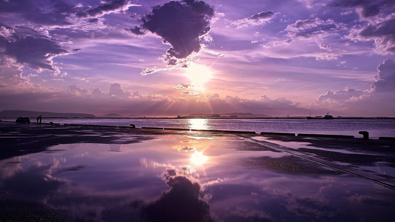 scenics - nature, tranquility, cloud - sky, sunlight, lens flare, water, outdoors, idyllic, horizon over water, sea, horizon, stunning, beach, sky, beauty in nature