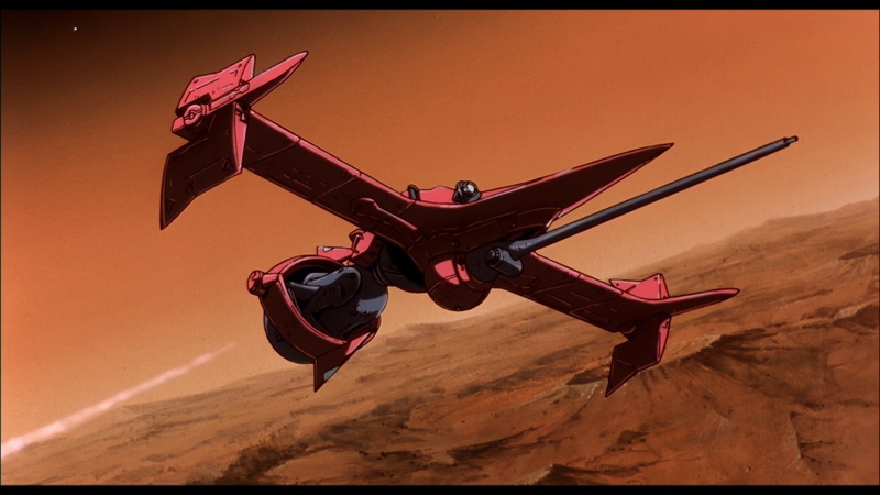no people, day, 1080P, motion, Swordfish II, Cowboy Bebop, sky, nature, outdoors, military, mode of transportation, propeller, red, flying, air vehicle
