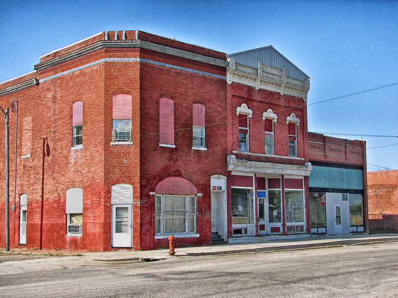 city, landmark, gresham, town, building exterior, store, brick wall, hdr, outdoors, built structure, clems opera house, architecture, no people, entrance
