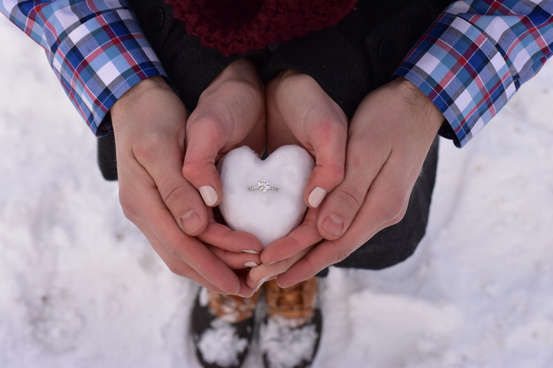 human Hand, block, cold temperature, 5K, midsection, diamond, marriage, real people, romance, winter, silver, man, romantic, happiness, hands cupped, proposal