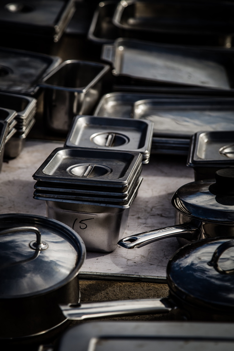 high angle view, cooking Pan, black, alloy, stove, saucepan, cooking, clean, home, close-up, metal, pan, cookware, domestic room, stainless, still life