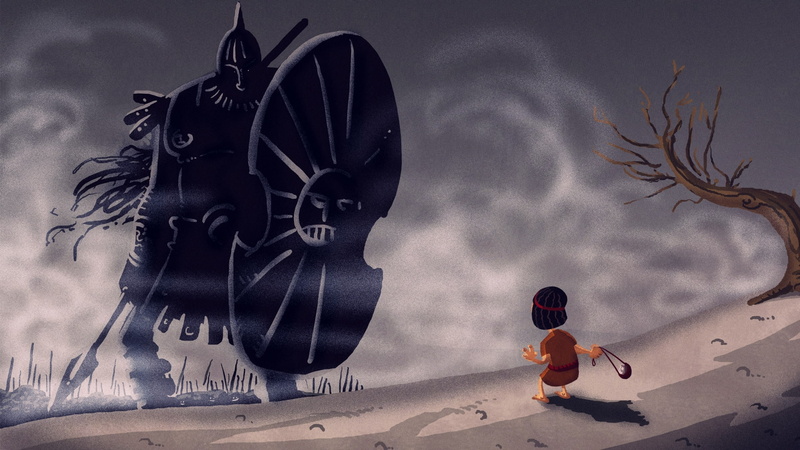 army, 1080P, weapons, goliath, religion, battles, david, art, warrior, story, spear