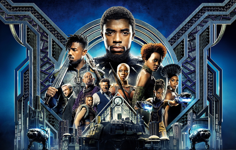 4K, Black Panther, 2018, 5K, Marvel Comics, Cast