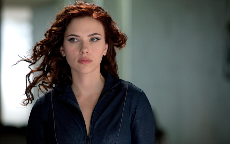 s, black, Scarlett, 2K, women, Johansson, jacket