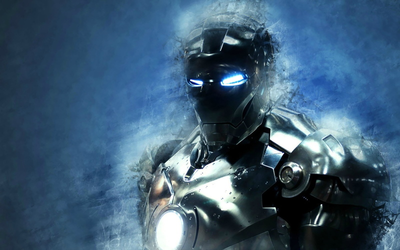 man, iron, 2K, iron man 3, metal, art