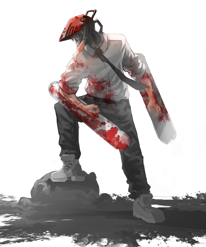 Chainsaw Man, chainsaws, 4K