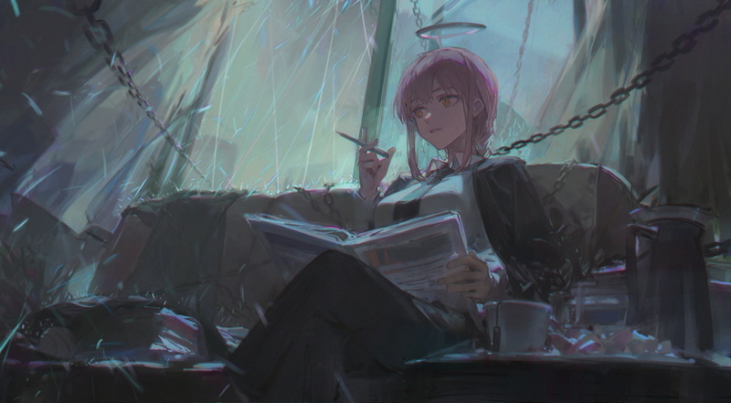anime, 1080P, anime girls, Chainsaw Man, Ciloranko