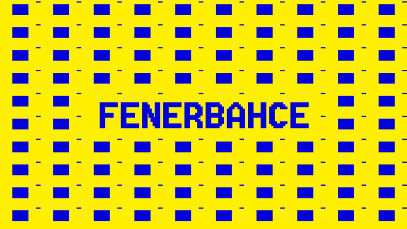 pixels, 1080P, Fenerbahçe, yellow background