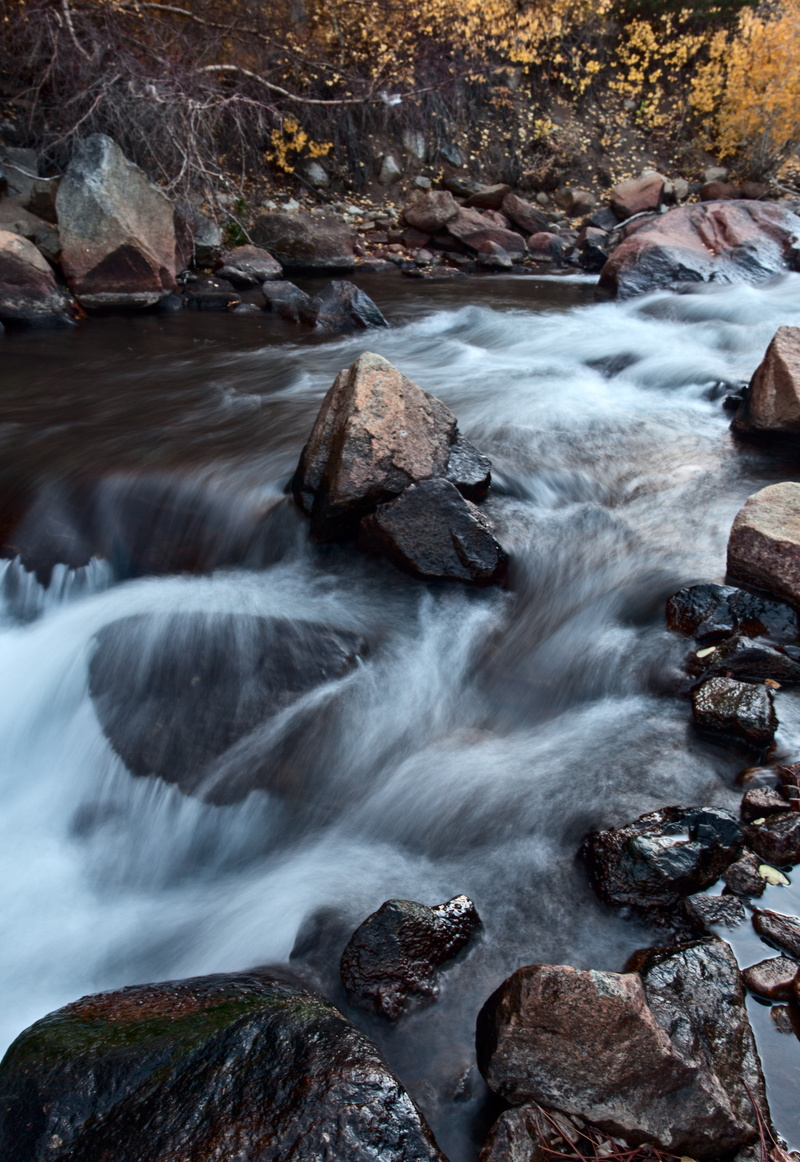Eastern Sierra, bishop, photography, timelapse, nature, autumn, mountain, freshness, river, creek, rock - Object, flowing Water, outdoors, timelapse photography