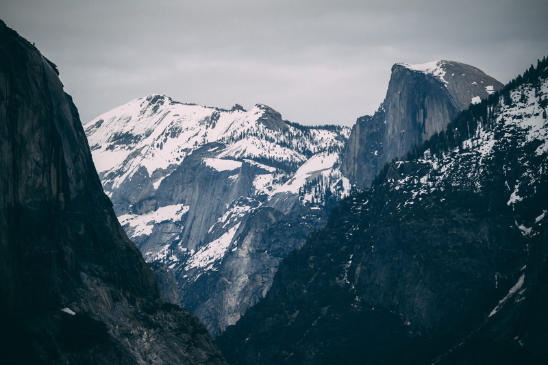 scenics - nature, yosemite national park, ice, abies, mountai, mountain range, wilderness, scenery, elcapitan, cold temperature, rock, non-urban scene