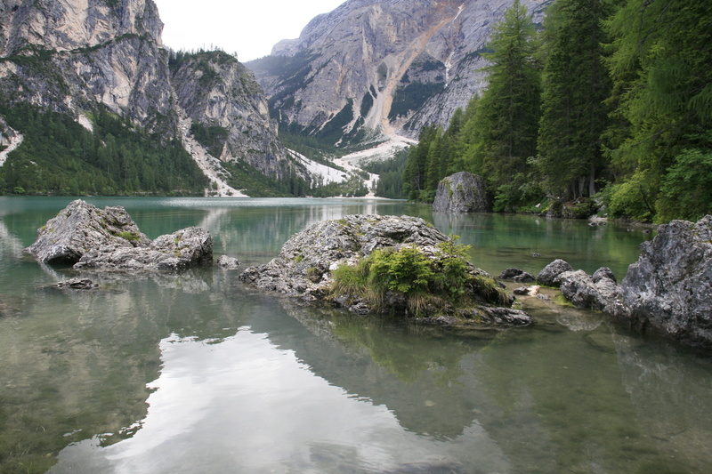 tranquility, rock, idyllic, day, outdoors, mountain range, water, landscape, 4K, rock - object, waterfront, body, tranquil scene, lake, mountain, scenics - nature