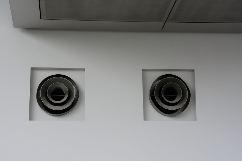 france, gray, modern, air conditionnig, confluence museum, clean, safety, no people, wall - building feature, 5K, electrical equipment, table, communication