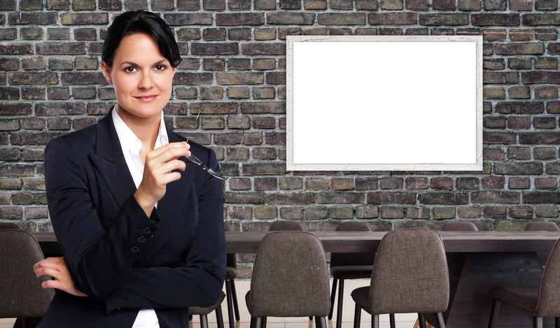 womens power, manager, formalwear, business person, copy space, front view, portrait, women, corporate business, looking at camera, brick, one person, brick wall