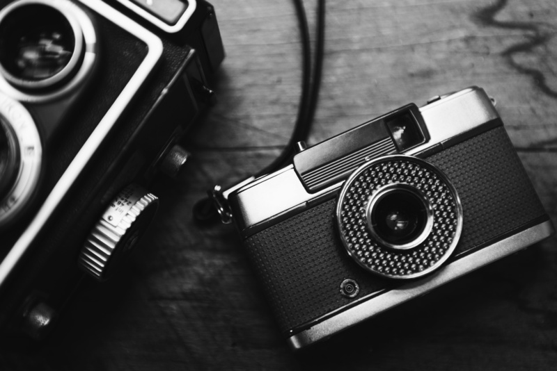 still life, object, indoors, lens - optical instrument, film, mockup, digital camera, home video camera, lifestyle, nostalgia, mock, communication, retro styled