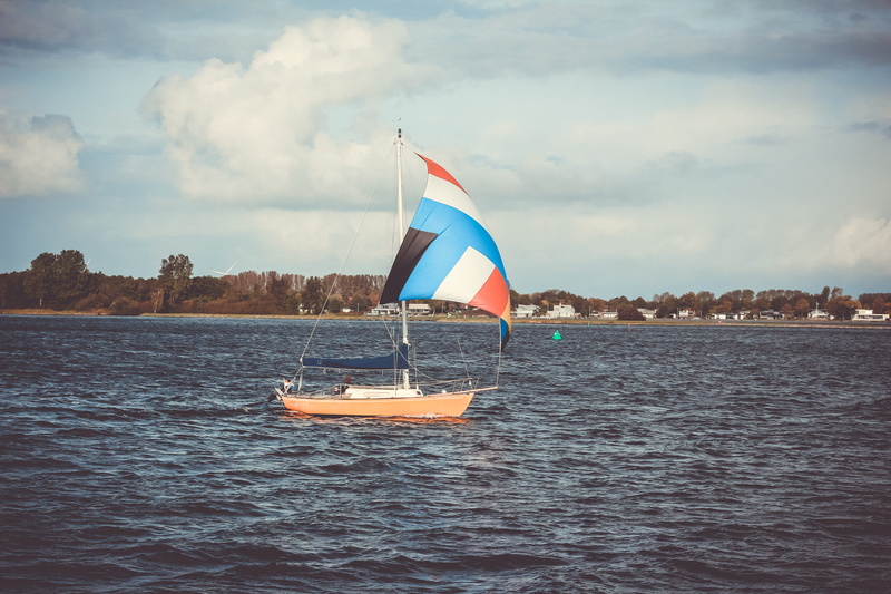 pole, sailing, yacht, ship, waterfront, water, sea, 5K, sailboat, netherlands, web, shoreline, patriotism, scenics - nature, beauty in nature, nautical vessel