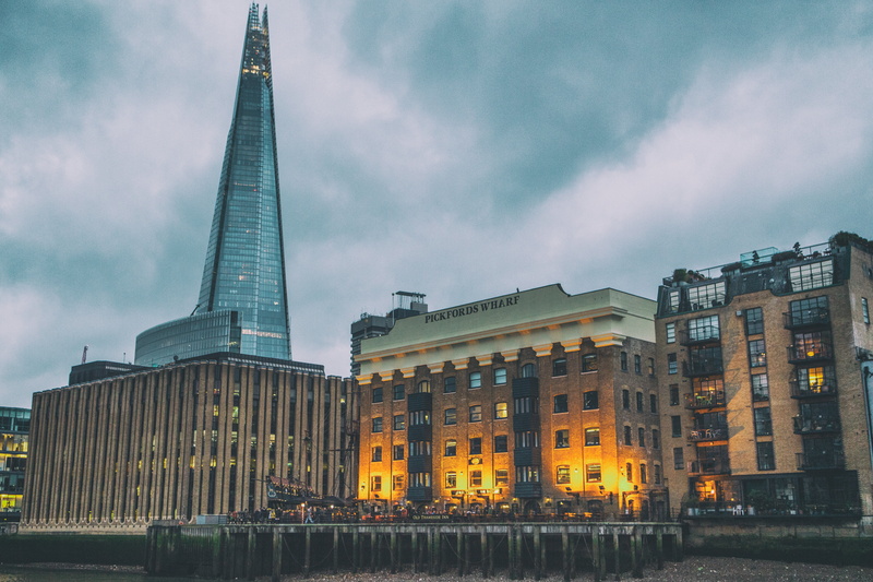 low angle view, 4K, skyscraper, netherlands, london, built Structure, building Exterior, nature, street, uSA, travel, city Life, famous Place, illuminated
