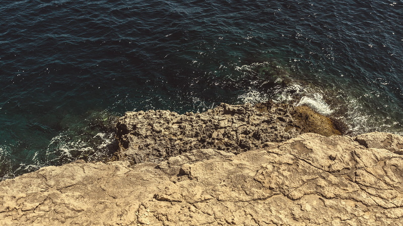 black, concrete, gray, day, rocky coastline, motion, rock - object, sport, 1080P, coast, rock formation, outdoors, surface, no people, rock, nature, water