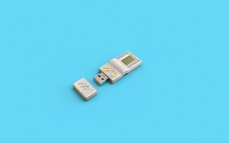 2K, Tetris, Minimalism, Memories Stick, Art, Andrei Lacatusu