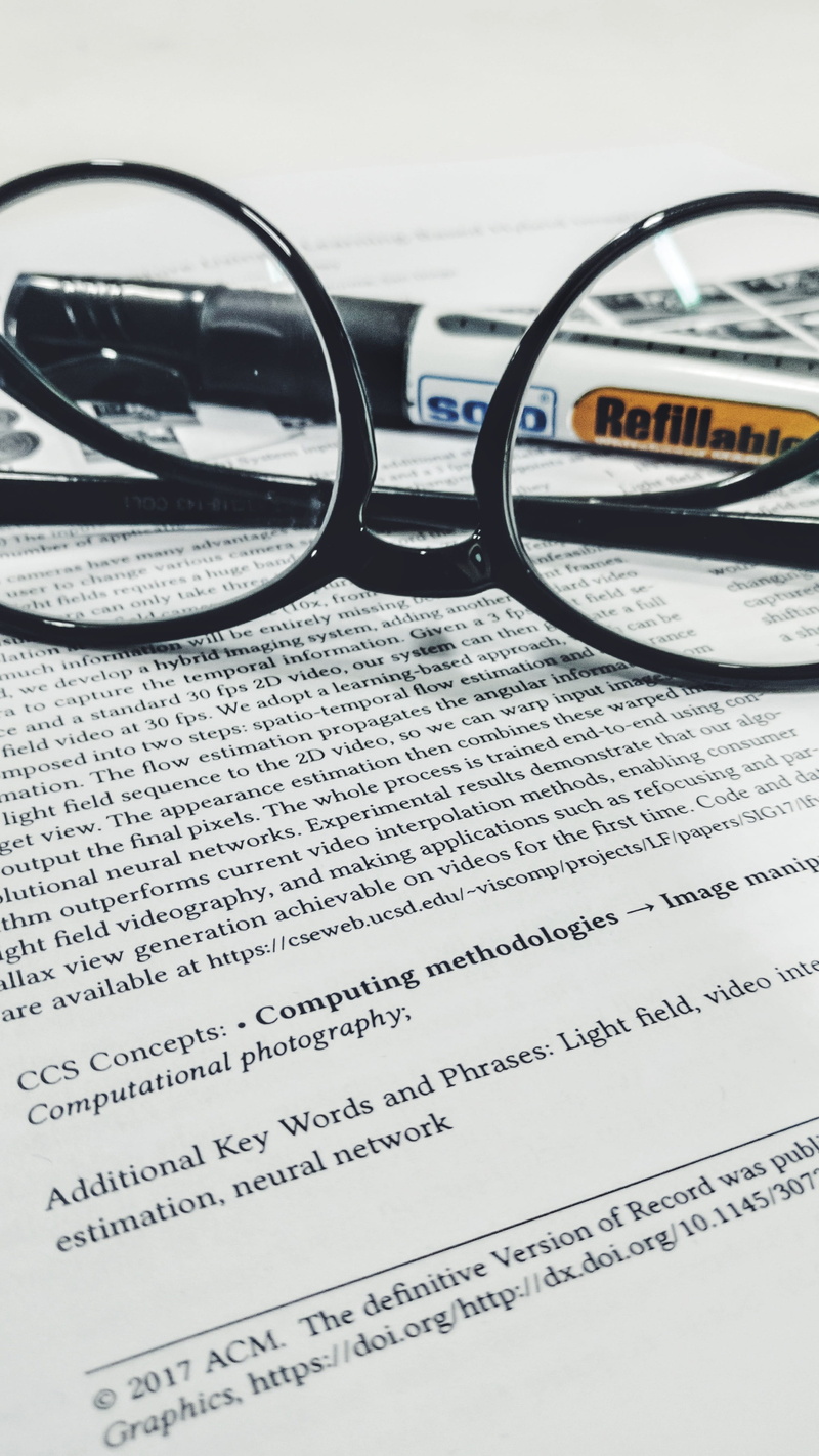 studies, book, selective focus, glasses, script, full frame, graduate, no people, indoors, high angle view, nerd, research paper, paper, photo, personal accessory