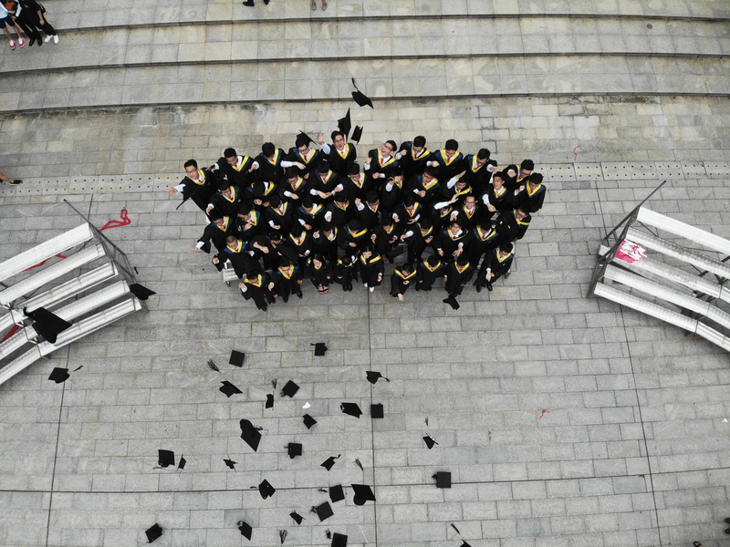 city, tile, academic, nature, throwing, men, day, 4K, built structure, group, decoration, high angle view, large group of objects, real people, group of people