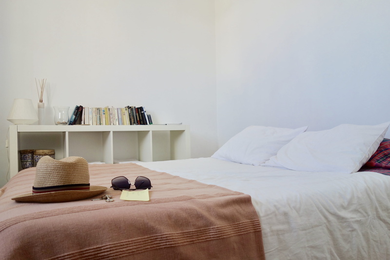 home showcase interior, duvet, wealth, no people, flooring, cozy, bedspread, neat, bed, white, pink, ikea, absence, electric lamp, tartan, indoors, books