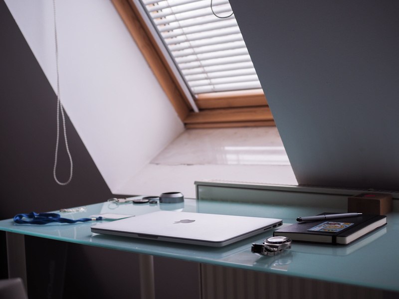 publication, working from home, absence, beside, 4K, work, home desk, notebook, office, no people, home, setup, home office, desk tidy, window light, business