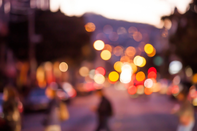light - natural phenomenon, night, focus on foreground, outdoors, city life, architecture, blurred, city, illuminated, bokeh, city street, lighting equipment