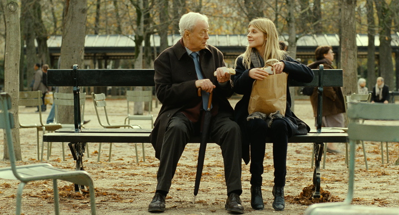 couple - relationship, well-dressed, michael caine, two people, men, togetherness, communication, full length, s, women, black, coat, seat, senior adult