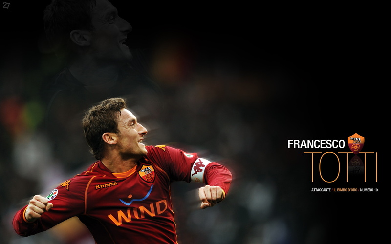 winning, smiling, mid adult, looking, francesco totti, side view, men, 2K, sport, happiness, profile view, athlete, adult, waist up, stadium, emotion