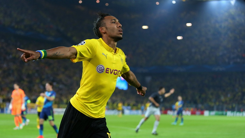 Soccer Pitches, Footballers, Bundesliga, 1080P, Pierre Emerick Aubameyang, Borussia Dortmund