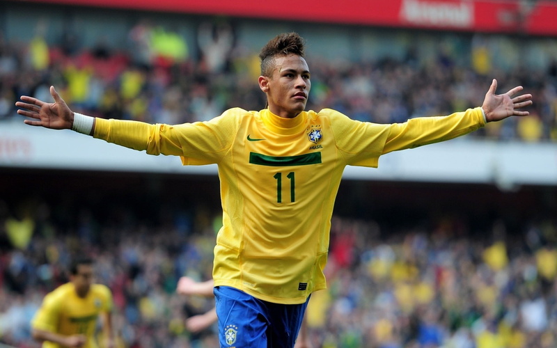 neymar, nior, j, rio, star, yellow, santos, silva, 1080P, da, national
