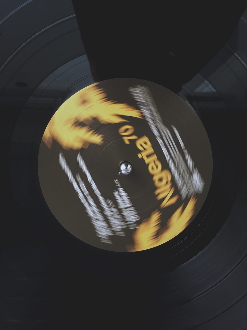 blurred motion, indoors, spin, no people, vinyl, close-up, playing, technology, record, now playing, shape, arts culture and entertainment, funk, 4K, afrobeat