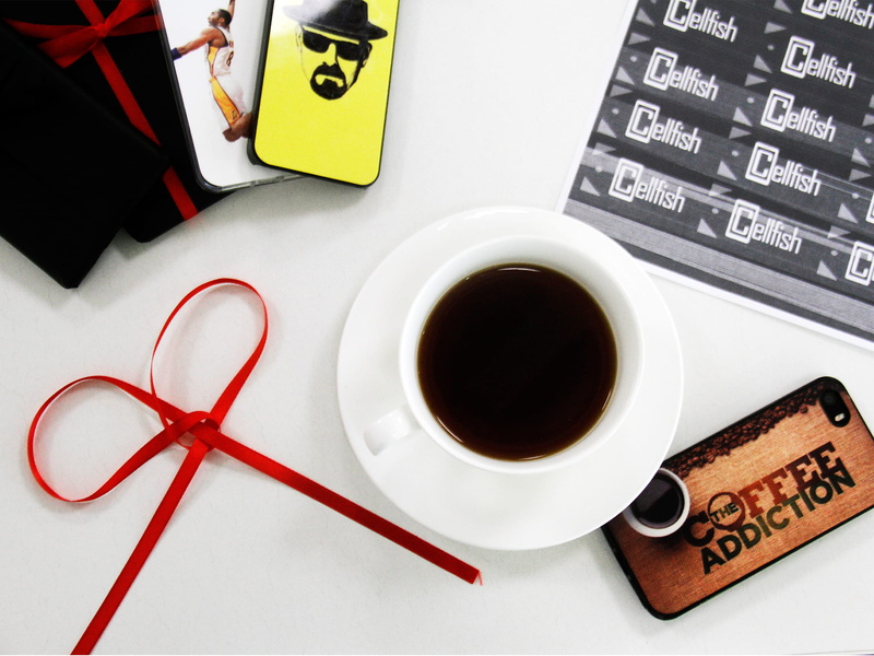 high angle view, small group of objects, food and drink, close-up, red, crockery, coffee cup, 1080P, mug, celfish, text, communication, no people, publication