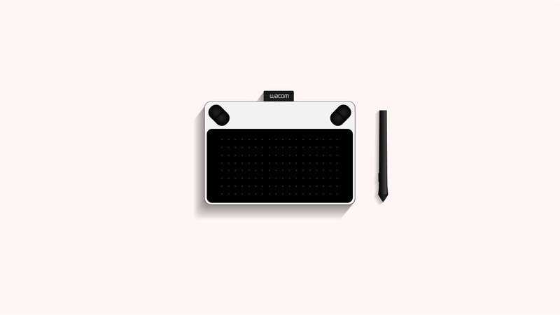 White Background, wacom, 2K