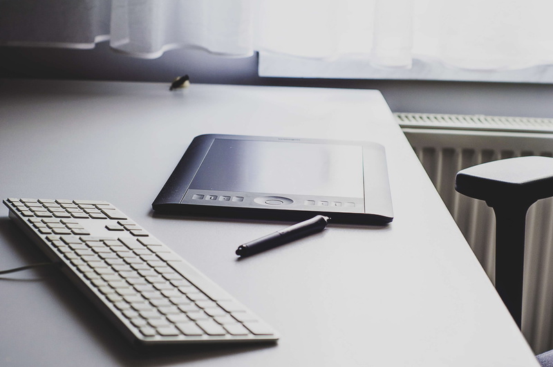 connection, no people, 4K, laptop, technology, work, still life, high angle view, keyboard, computer, pen, computer equipment, office, desk, computer keyboard