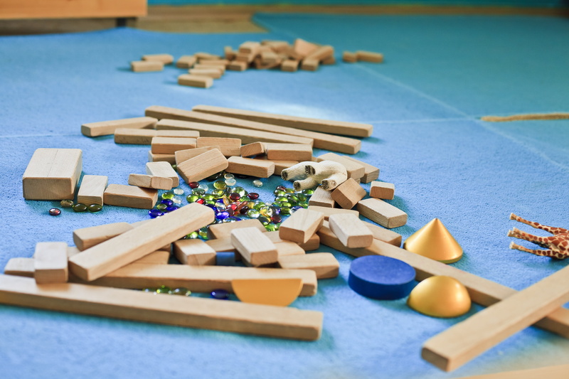brown, blocks, abundance, fantasy, selective focus, wellbeing, healthy lifestyle, chopped, sport, food, indoors, kindergarten, wood, table, high angle view