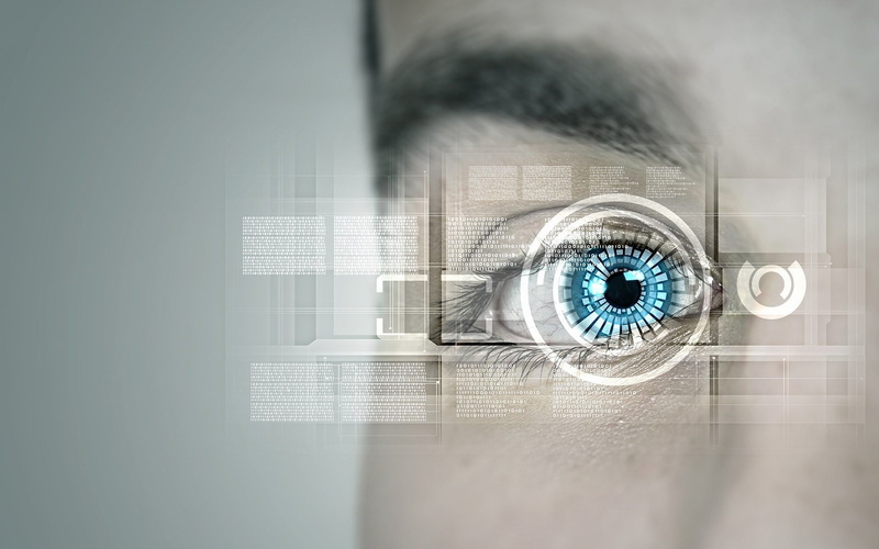 Hi-Tech, Connection, Network, lens, Eyes, blue, Technology, 1080P, contact